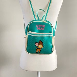 Disneyland exclusive Baby Bambi backpack Disney CUTIES LITTLE DEAR rare bag